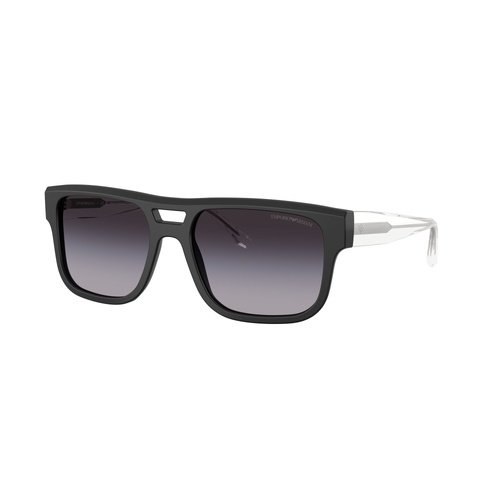 Emporio Armani EA4197 50018G-57 Matte Black / Grey Gradient Lenses