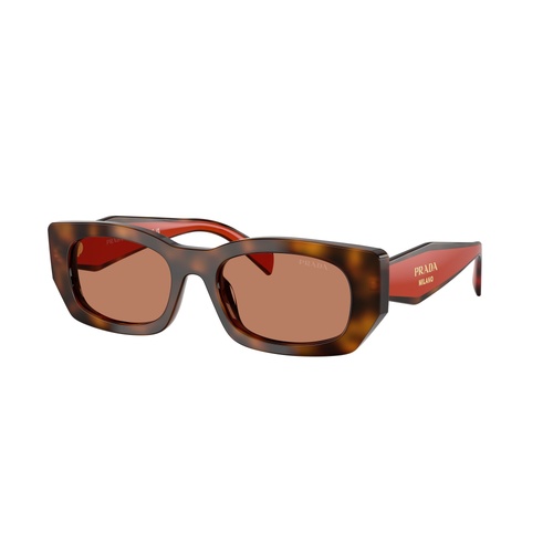 Prada PRB05S 01K90Q-53 Juniper Tortoise w Cotto / Brown Lenses