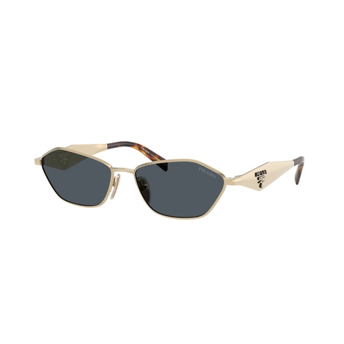 Prada PRD50S ZVN70B-57 Pale Gold / Dark Grey Lenses