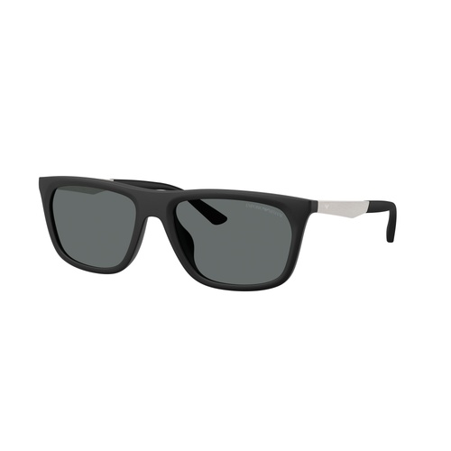 Emporio Armani EA4272U 500181-57 Matte Black / Dark Grey Polarised Lenses