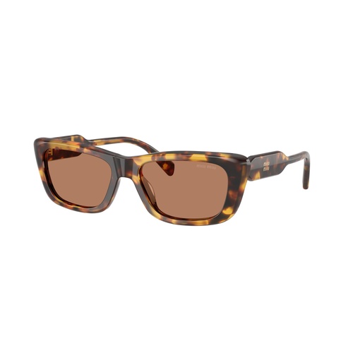Miu Miu MUB12S 14L20D-56 Honey Havana / Solid Brown Lenses