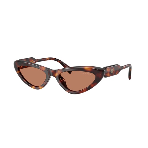 Miu Miu MUB11SU 27L90Q-55 Havana / Brown Lenses