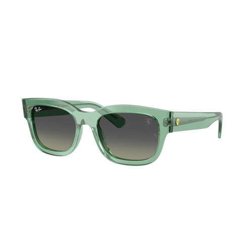Ray-Ban RB2228M F70911-53 Scuderia Ferrari Collection Transparent Green / Grey Gradient Lenses