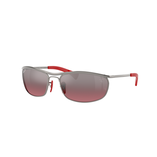 Ray-Ban RB3819M F0017A-62 Scuderia Ferrari Collection Gunmetal / Violet Polarised Lenses