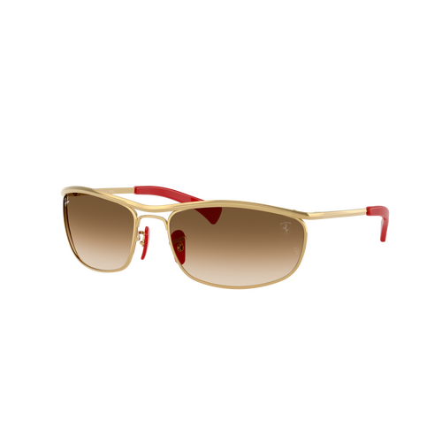 Ray-Ban RB3819M F00851-62 Scuderia Ferrari Collection Gold / Brown Gradient Lenses
