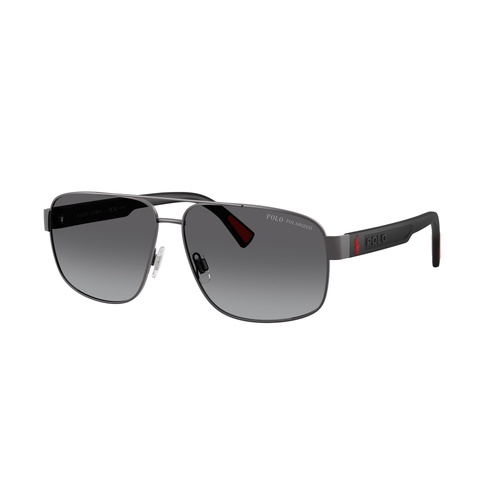 Polo Ralph Lauren PH3165 9215T3-61 Semi-Shiny Dark Gunmetal / Grey Gradient Polarised Lenses