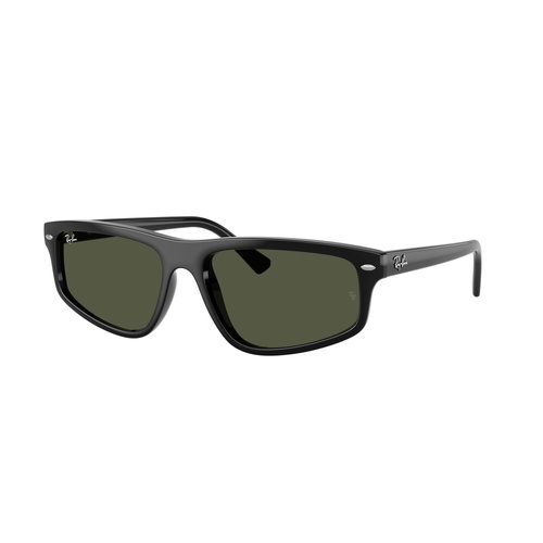 Ray-Ban RB2225 901/31-57 Black / Green Lenses