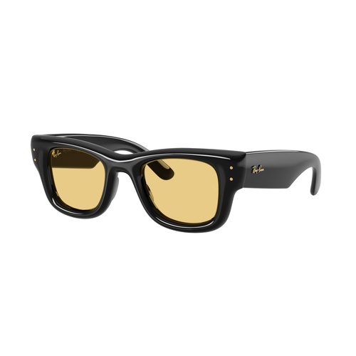 Ray-Ban RB4940 601/85-47 Wayfarer Puffer Black / Yellow Lenses