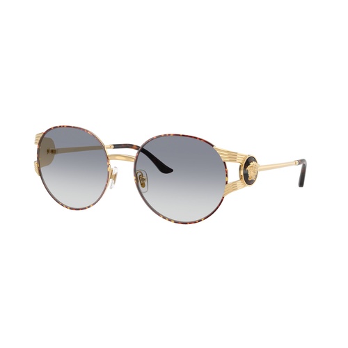 Versace VE2303 152579-54 Gold w Havana / Clear Blue Gradient Lenses