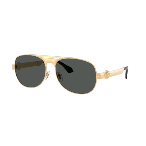 Versace VE2302 152387-60 Gold / Dark Grey Lenses