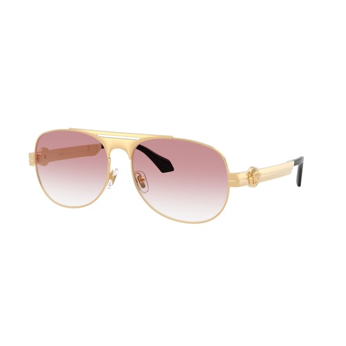 Versace VE2302 15233B-60 Gold / Clear Pink Gradient Lenses