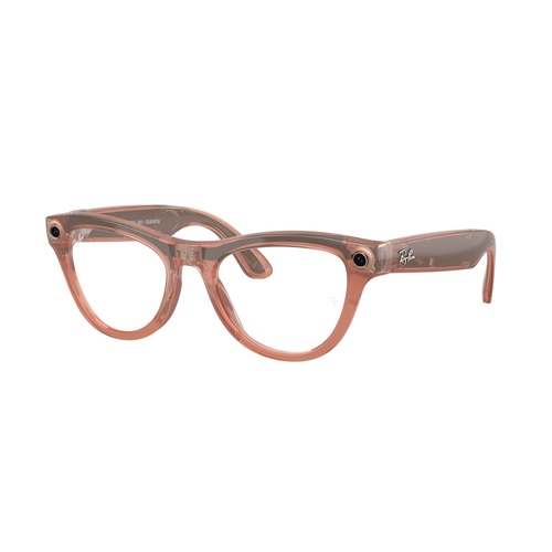 Ray-Ban x Meta (Gen 2) Skyler RW4014 6778M4-52 Peach / Clear to Brown Photochromic Lenses