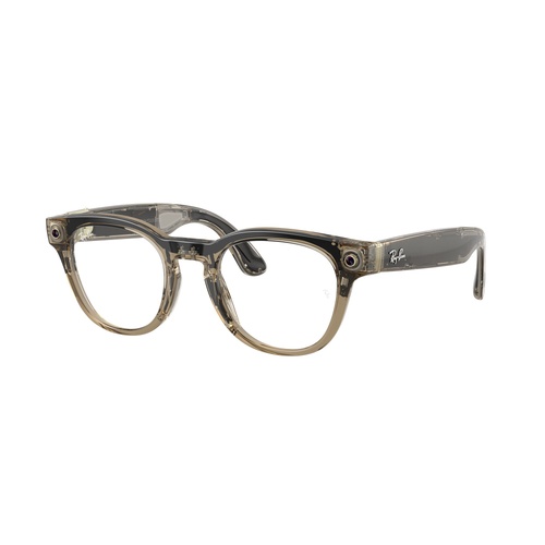 Ray-Ban x Meta (Gen 2) Scriber Optics RW7002 8531-49 Transparent Stone Beige / Demo Lens Lenses