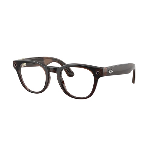 Ray-Ban x Meta (Gen 2) Scriber Optics RW7002 8532-49 Transparent Umber / Demo Lens Lenses