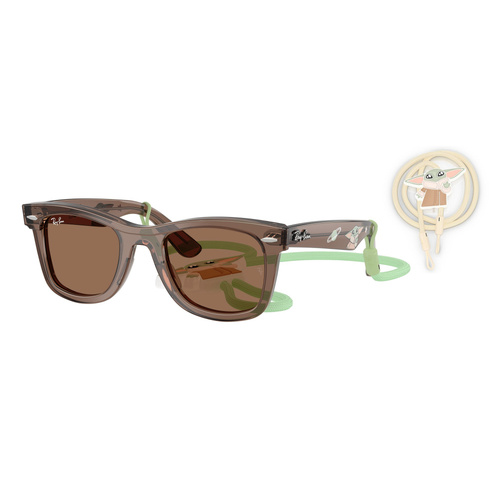 Ray-Ban Junior x Star Wars RJ9140S 722773-45 Polished Transparent Brown / Dark Brown Lenses