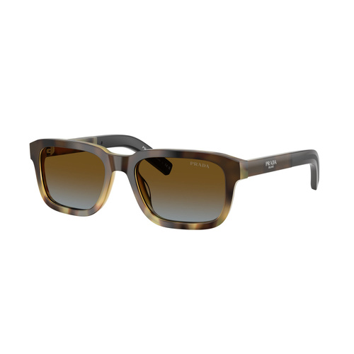 Prada PRD16S 22P0A4-55 Mahogany Tortoise Gradient / Blue Gradient Brown Lenses