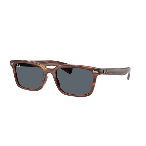 Ray-Ban RB2234 954/R5-53 Brunel Striped Havana / Dark Blue Lenses