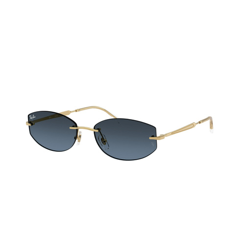 Ray-Ban RB3792 001/4C-55 Arista Gold / Dark Blue Dark Grey Gradient Lenses