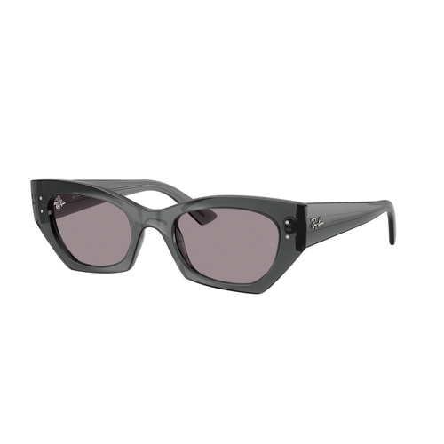 Ray-Ban RB4430 69241A-52 Zena Transparent Grey / Dark Violet Lenses