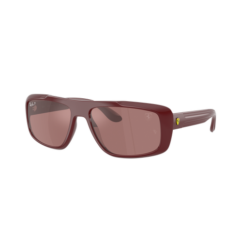 Ray-Ban RB4479M F685H2-60 Scuderia Ferrari Collection Dark Red / Green Silver Mirror Polarised Lenses