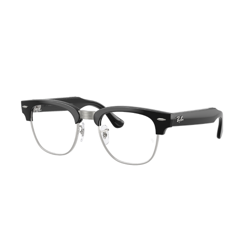 Ray-Ban x Meta Audio (Gen 3) Clubmaster RW7004 601/SB-51 Shiny Black / Clear Blue Light Filter Lenses