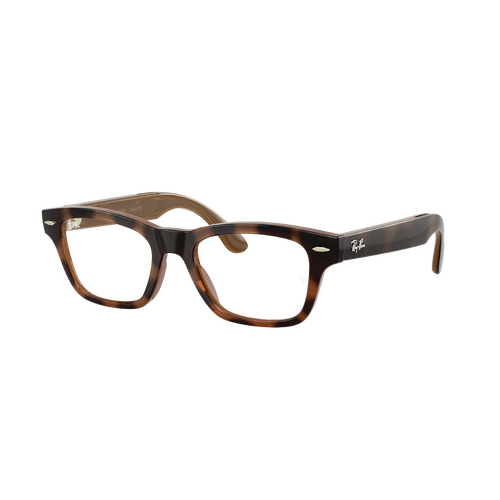Ray-Ban x Meta Audio (Gen 3) Burbank RW7005 6928SB-54 Havana / Clear Blue Light Filter Lenses