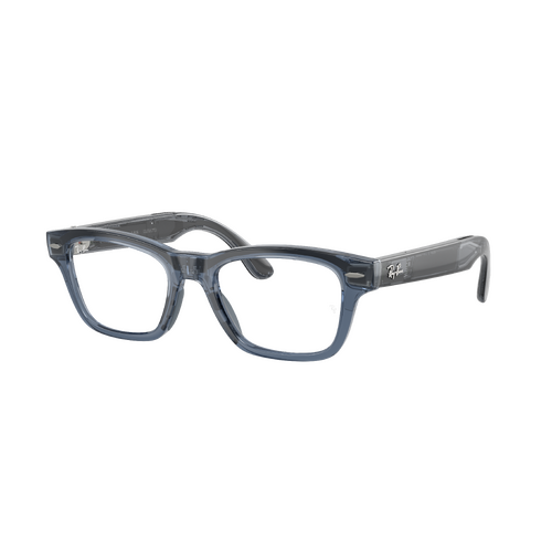 Ray-Ban x Meta Audio (Gen 3) Burbank RW7005 6929MF-54 Transparent Sky Blue / Sapphire Transition Photochromic Lenses