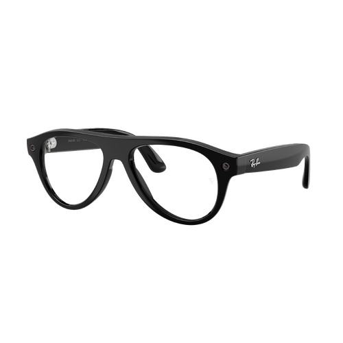 Ray-Ban x Meta (Gen 3) Aviator RW4016 601/1M-54 Shiny Black / Graphite Green Transition Photochromic Lenses