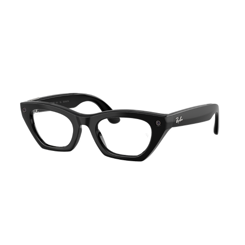 Ray-Ban x Meta (Gen 3) Zena RW4015 601/1M-49 Shiny Black / Graphite Green Transition Photochromic Lenses