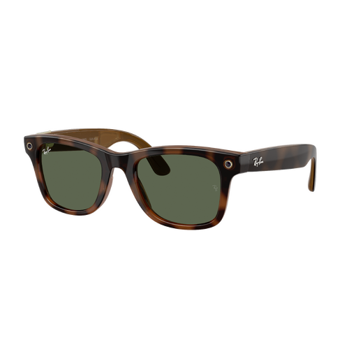 Ray-Ban x Meta (Gen 3) Wayfarer RW4011 690571-53 Havana / G15 Green Lenses