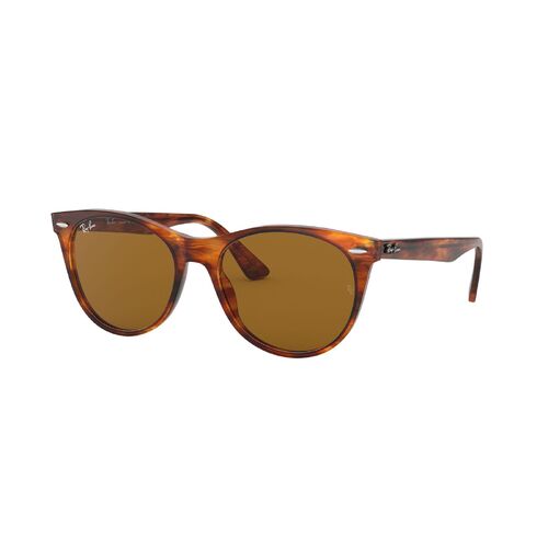 Ray-Ban RB2185 954/33-52 Wayfarer II Striped Havana / Brown Classic B-15 Lenses