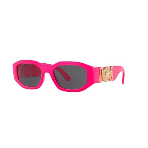 Versace VE4361 531887-53 Fluro Pink / Dark Grey Lenses