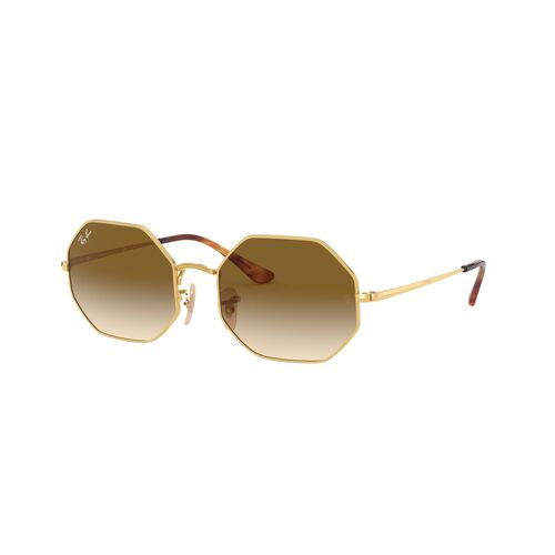 Ray-Ban RB1972 914751-54 Octagon Gold / Light Brown Gradient Lenses