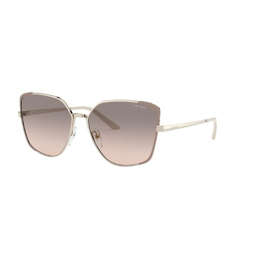 Prada PR60XS 07B4K0-59 Pale Gold & Matte Pink / Pink Gradient Grey Lenses