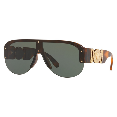 Versace VE4391 531771-48 Havana / Dark Green Lenses