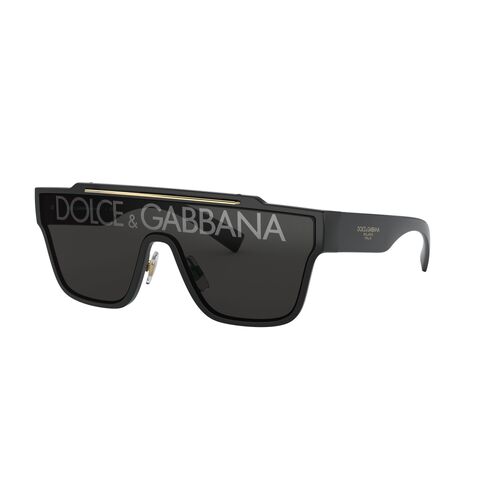 Dolce & Gabbana DG6125 501/M-35 Black / Dark Grey Tampo D&G Silver Lenses