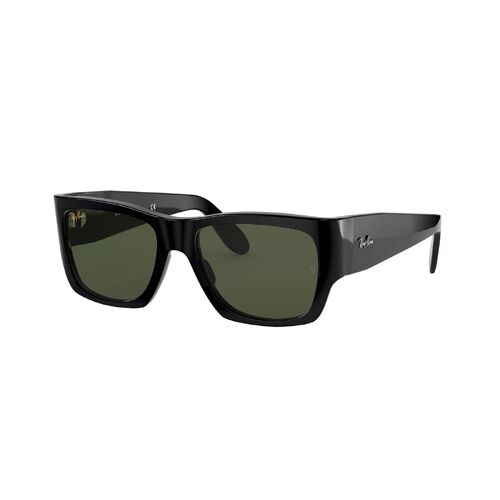 Ray-Ban RB2187 901/31-54 Wayfarer Nomad Black / Green Classic G-15 Lenses