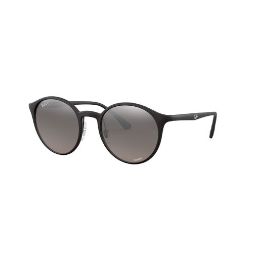 Ray-Ban RB4336CH 601S5J-50 Matte Black / Silver Mirror Chromance Polarised Lenses