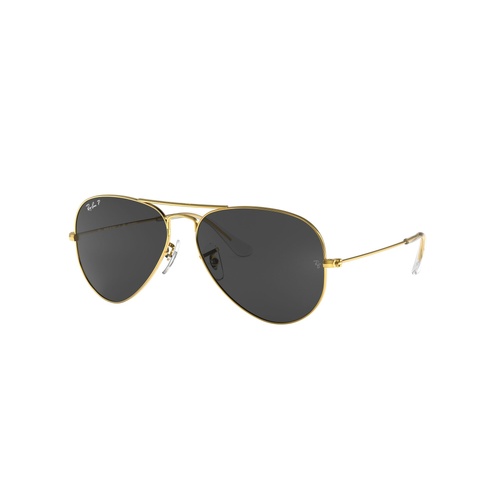 Ray-Ban RB3025 919648-55 Aviator Gold / Black Polarised Lenses