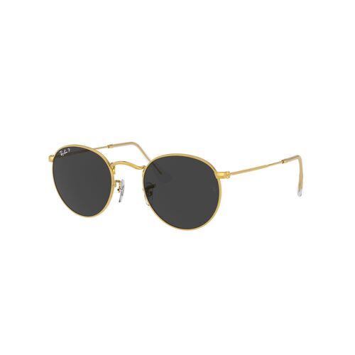 Ray-Ban RB3447 919648-50 Round Metal Gold / Black Polarised Lenses