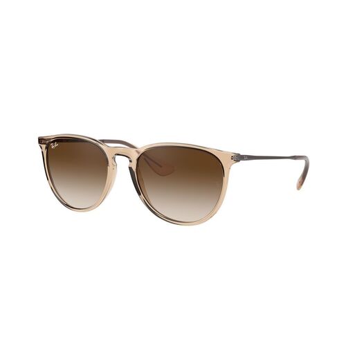 Ray-Ban RB4171 651413-54 Erika Transparent Light Brown / Brown Gradient Lenses