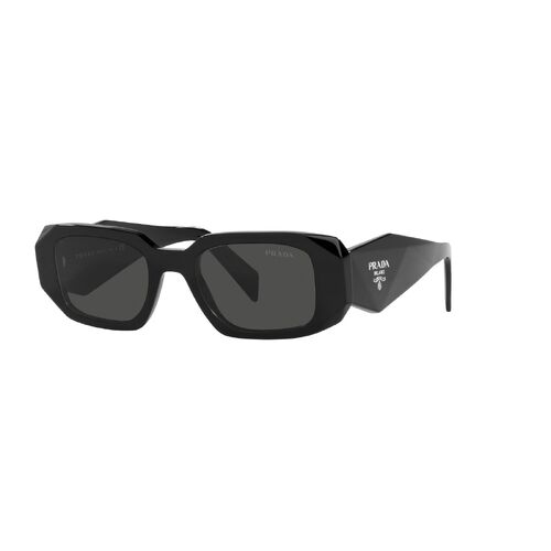 Prada PR17WS 1AB5S0-49 Black / Dark Grey Lenses