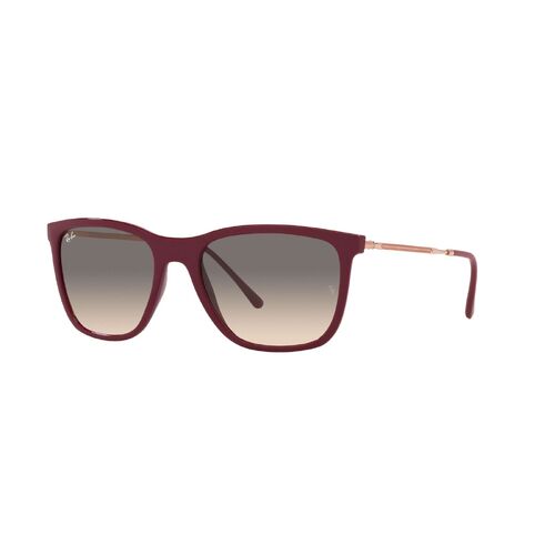 Ray-Ban RB4344 653432-56 Red Cherry / Clear Grey Gradient Lenses