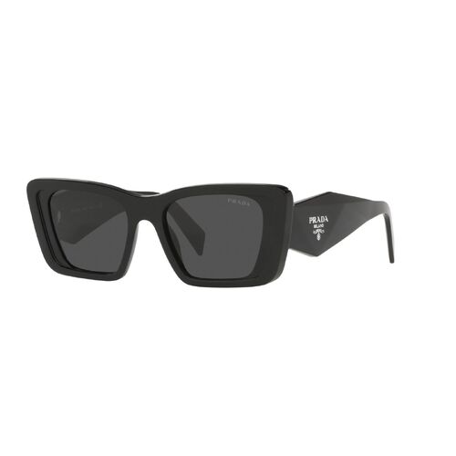 Prada PR08YS 1AB5S0-51 Black / Dark Grey Lenses