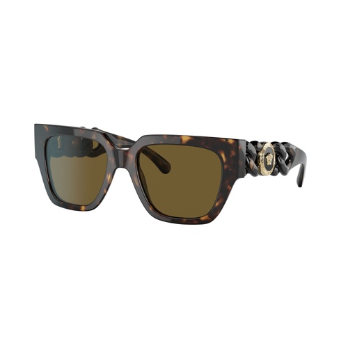Versace VE4409 108/73-53 Havana / Dark Brown Lenses