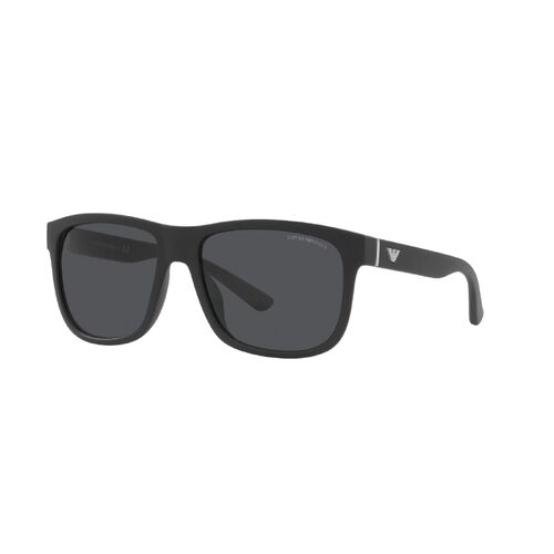 Emporio Armani EA4182U 500187-57 Matte Black / Dark Grey Lenses