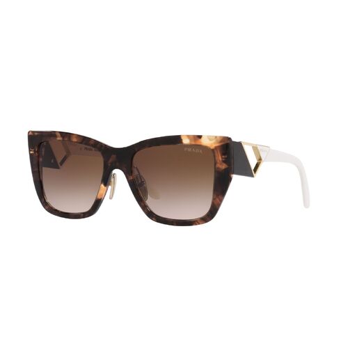 Prada PR21YS 07R6S1-54 Caramel Tortoise / Brown Gradient Lenses