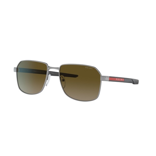 Prada Linea Rossa PS54WS 5AV04G-57 Gunmetal / Grey Gradient Lenses