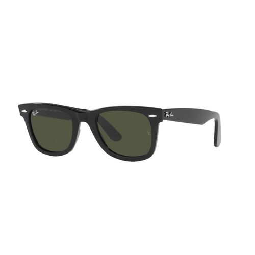 Ray-Ban RB2140F 135831-52 Wayfarer Black / Green Lenses