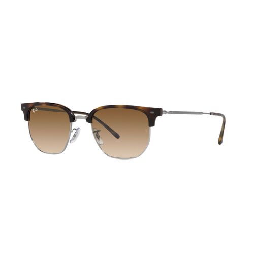 Ray-Ban RB4416 710/51-53 New Clubmaster Havana On Gunmetal / Clear Gradient Brown Lenses